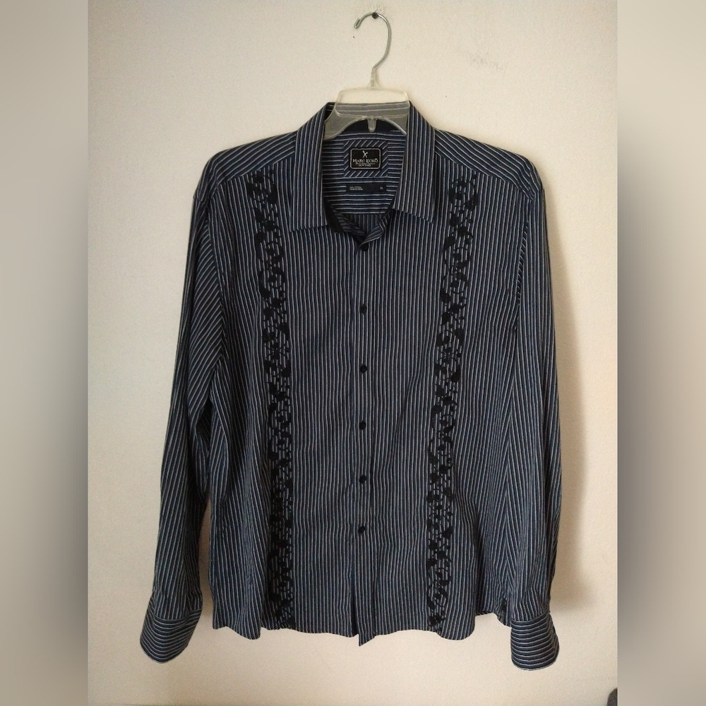 Marc Ecko Long Sleeve Dress Shirt Men's XL